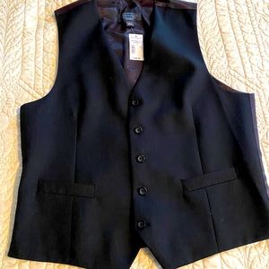 NWT Pronto Uomo Black Vest